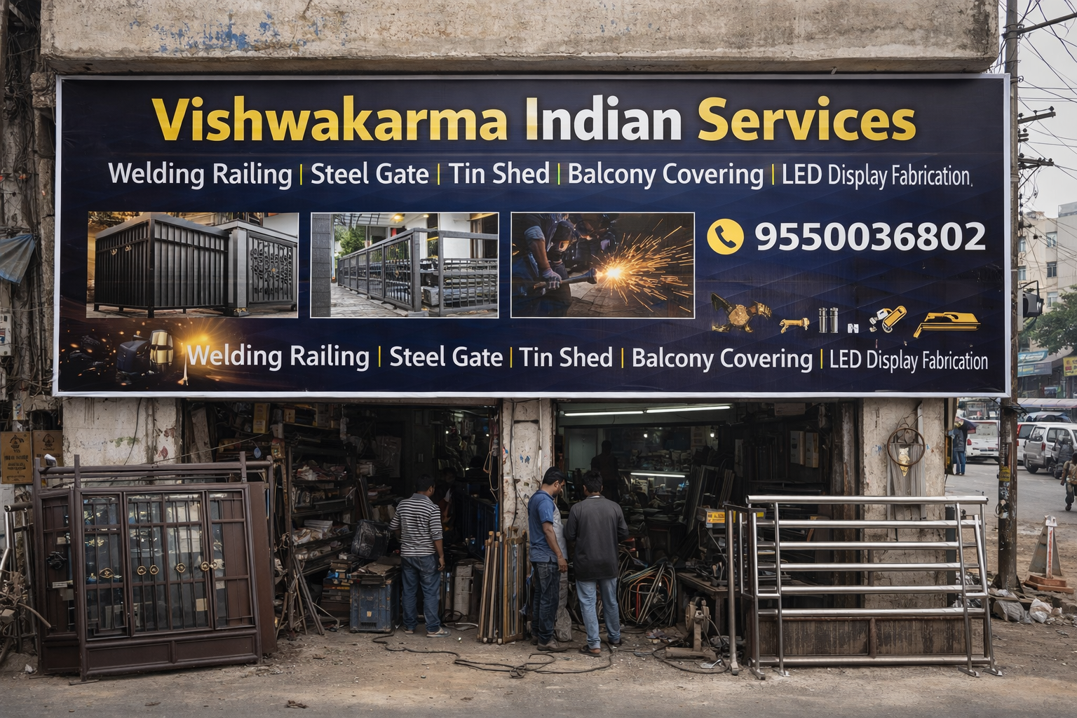 Best Welding & Fabrication Services in Ashok Nagar Delhi | Steel Gate & Railing Experts
